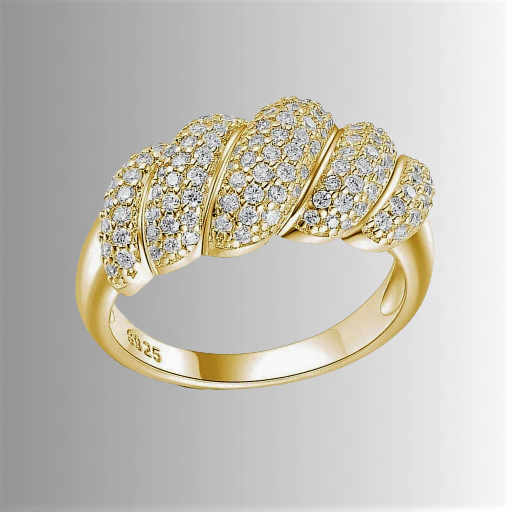 Fascia a Pavè con Moissaniti per ct 1,28