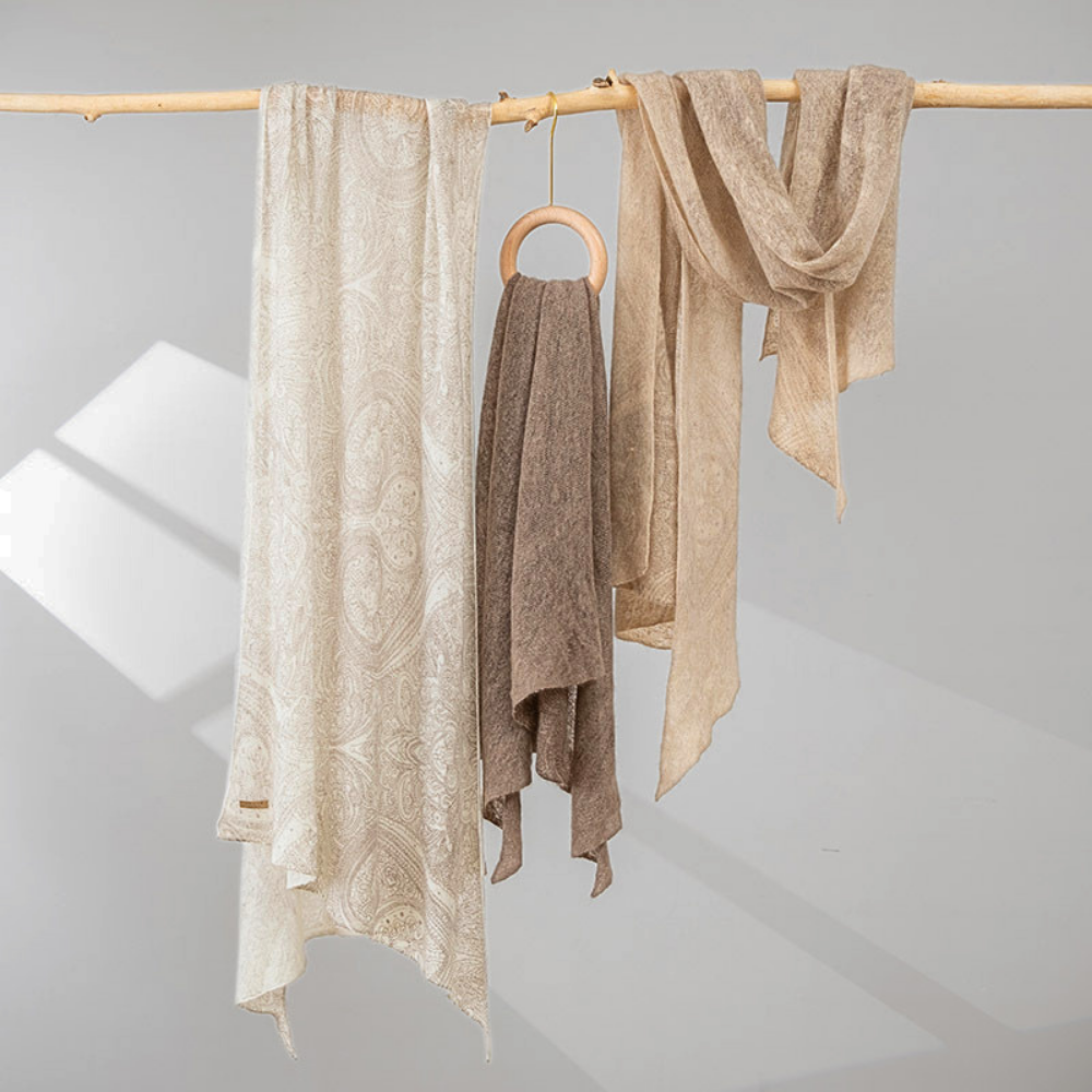 Sciarpa in Puro Cachemire Jacquard
