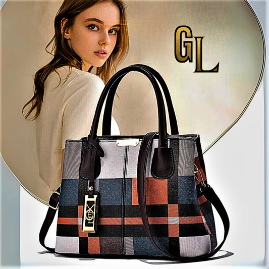 Bolso de moda de tela multicolor La originalidad se une a la modernidad