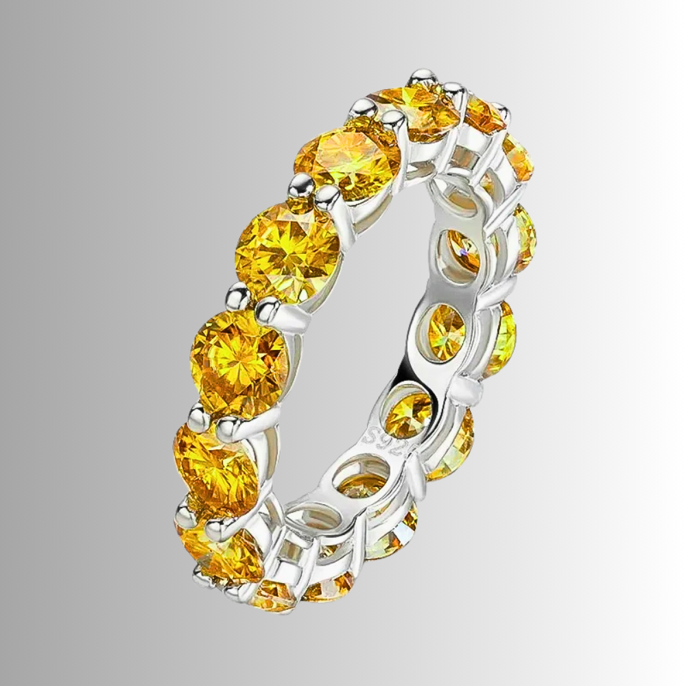 Eternity in Moissanite Gialla o  Verde per ct 7.00