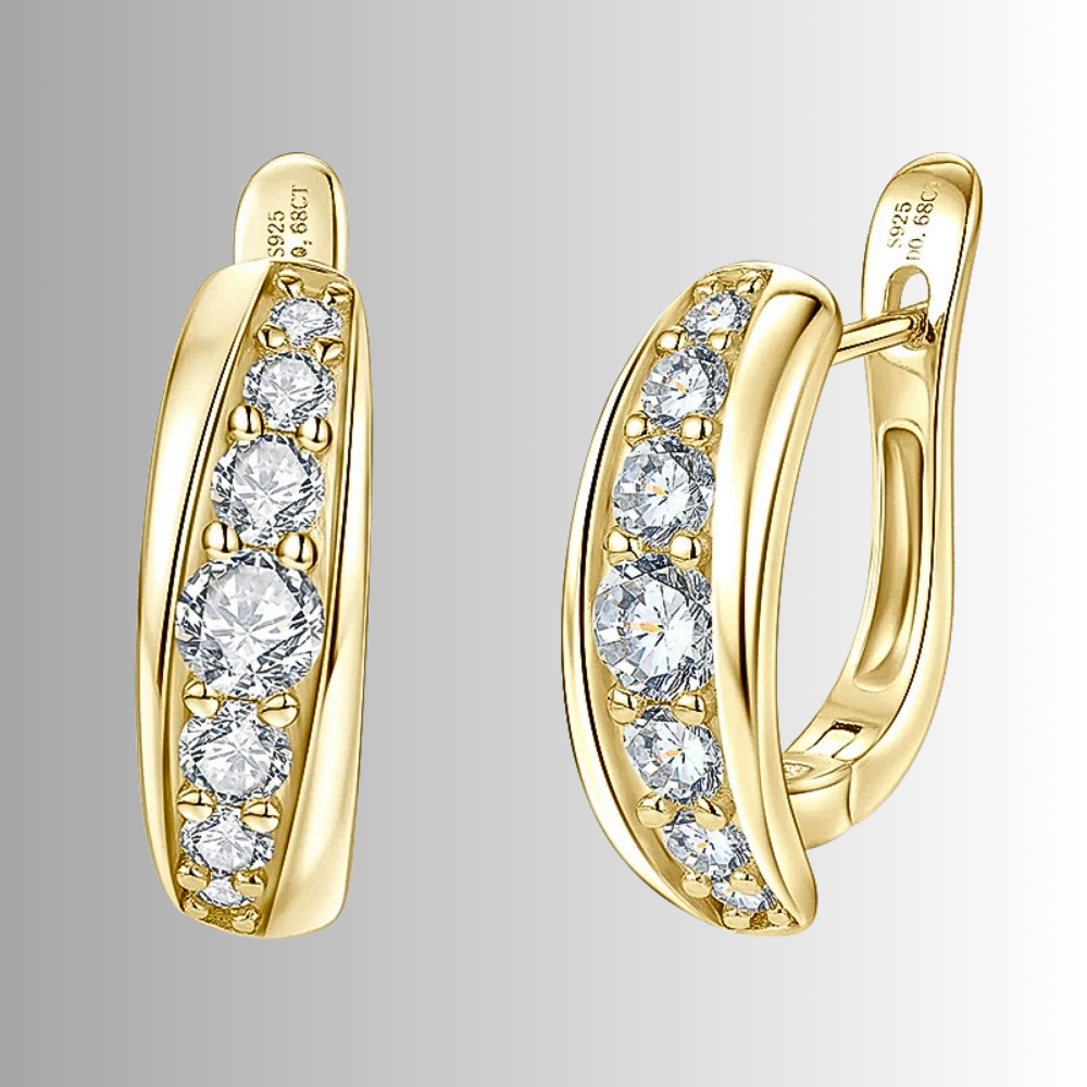 Orecchini a Monachella con Moissaniti per ct 0,68