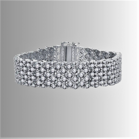 Bracciale a Fascia con Brillanti Coltivati