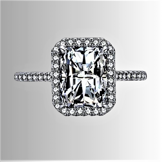 Solitaire "Illuminated Emerald" Source of Pure Light 