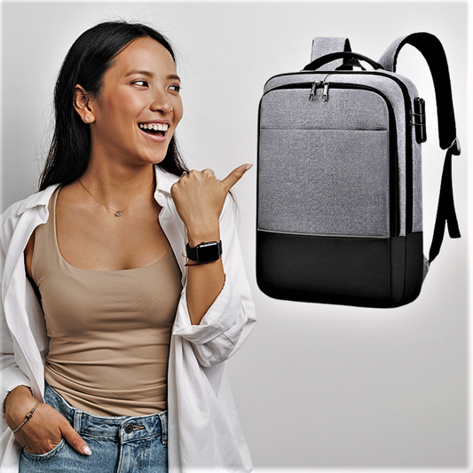 Mochila de gran capacidad con puerto USB: Funcionalidad para tus salidas