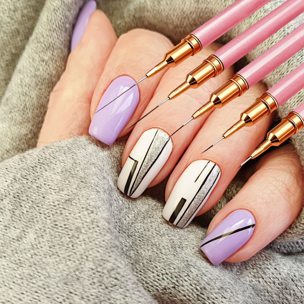 Set Professionale Pennelli per Nail Art e Make-Up