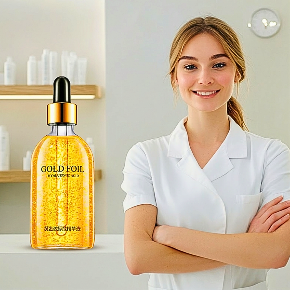 Siero con Oro 24KT e Principi Attivi
