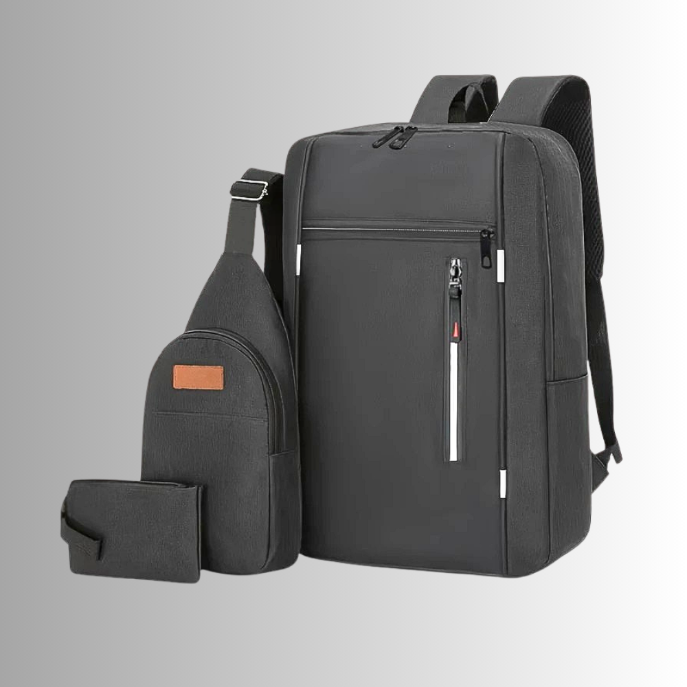 Set abbinato di Zaino, Marsupio e Pochette