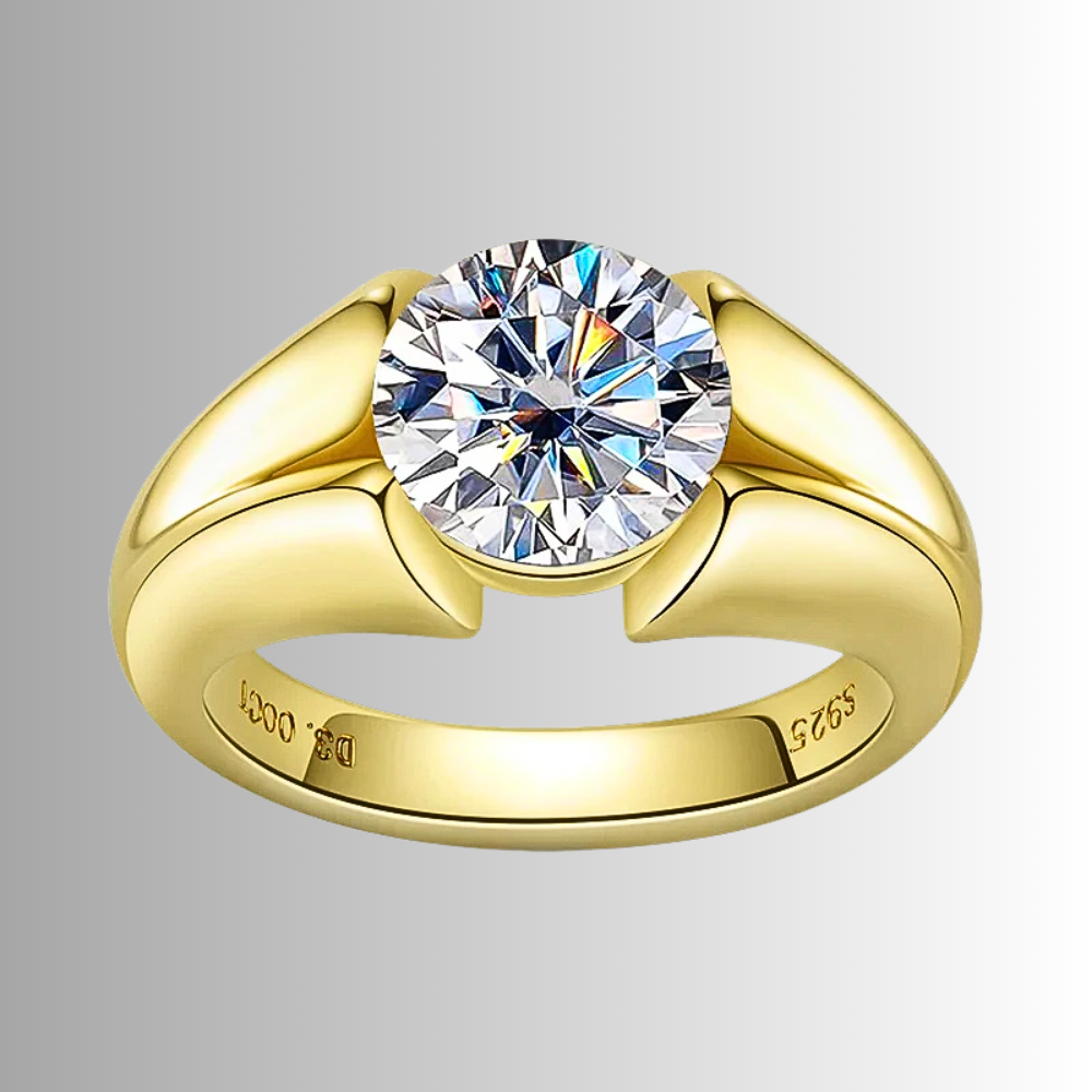 Solitario con Moissanite per ct 3,00