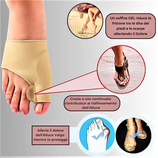 Medias correctoras ortopédicas para hallux valgus