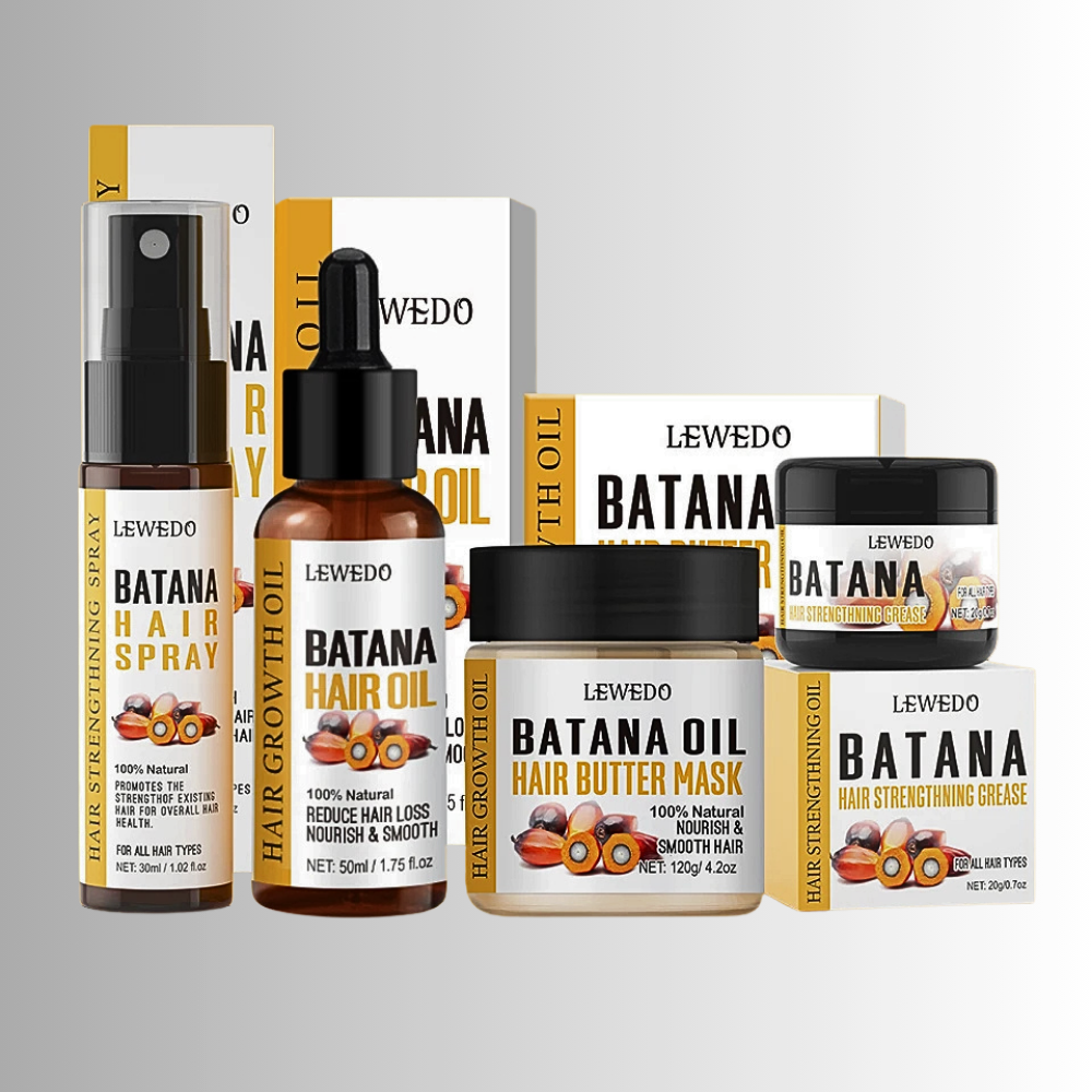 Kit Curativo per Capelli all'Olio di Batana, Rosmarino e Ricino
