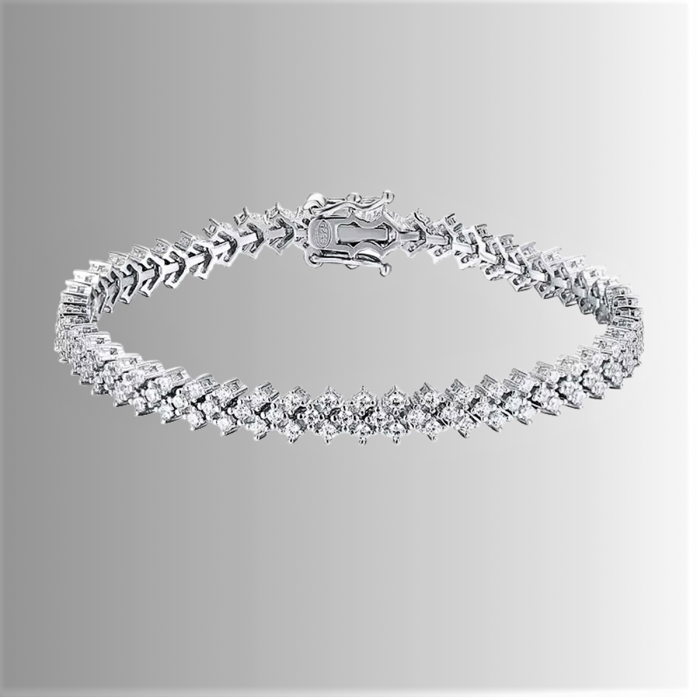 Bracciale a 3 File sfalsate di Moissaniti