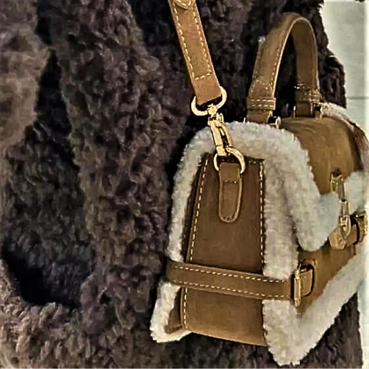 Mini bolso estilo otoño/invierno y textura refinada