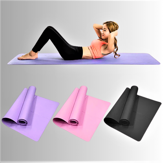 Esterilla de yoga de caucho natural y EVA: comodidad, durabilidad y seguridad