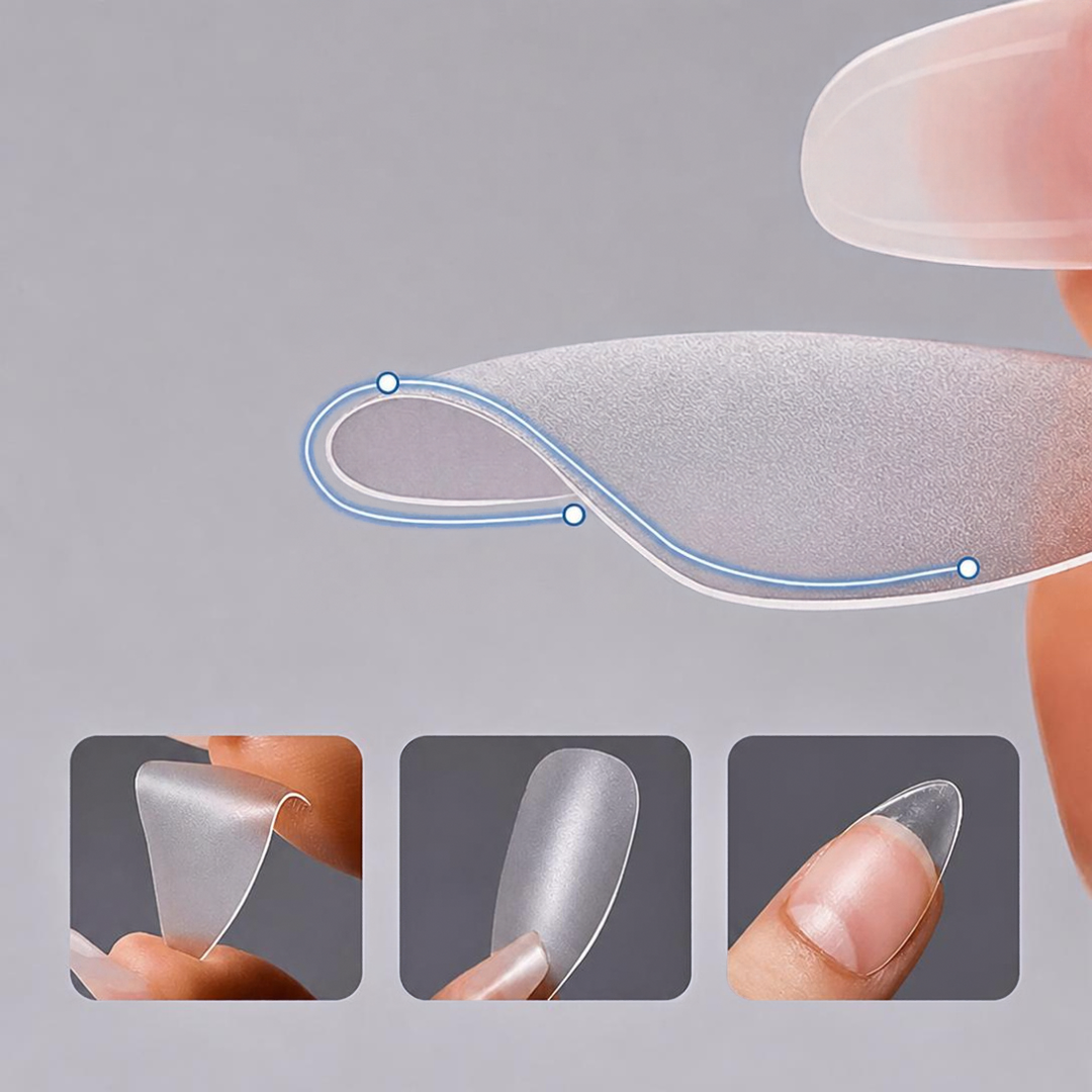 Juego de 120 piezas de resina acrílica transparente para uñas profesional 