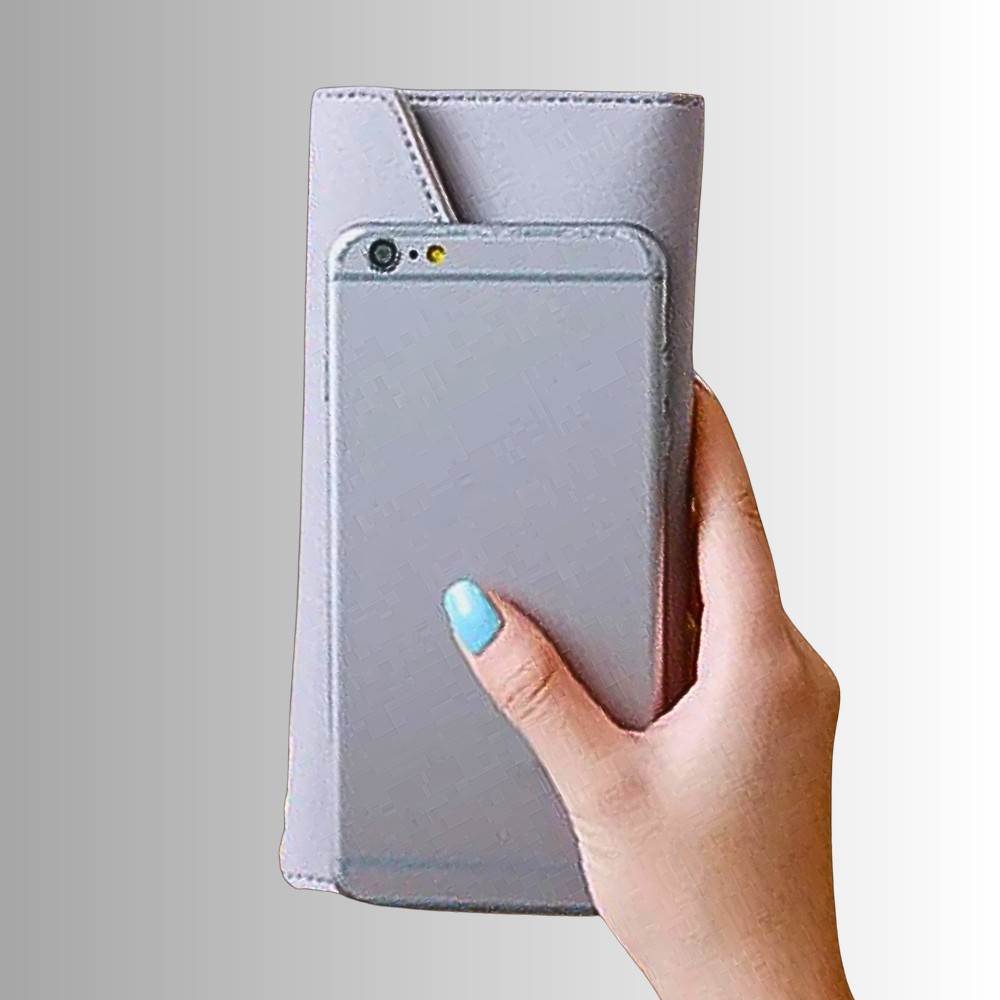 Portafoglio a Busta con Nappe e Cuori