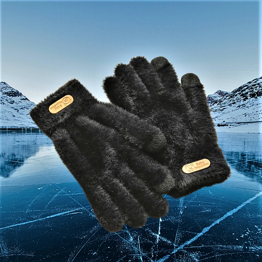 Guantes de piel sintética con pantalla táctil