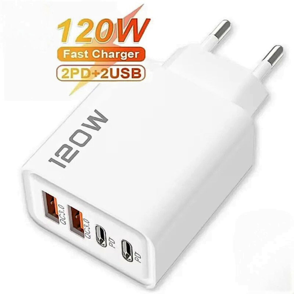Caricabatterie 120W a 4 Porte