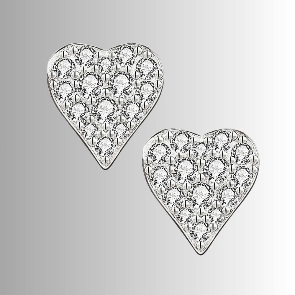 Mini Collezione di Orecchini a Bottone con Moissaniti