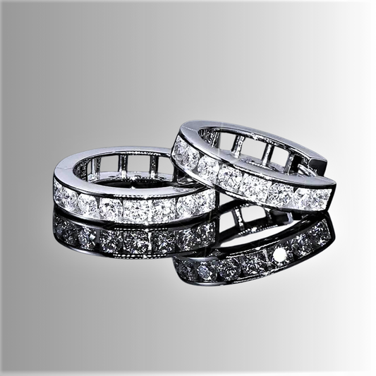 "Binario Brillante" Earrings: A Precious Source of Light for Your Face
