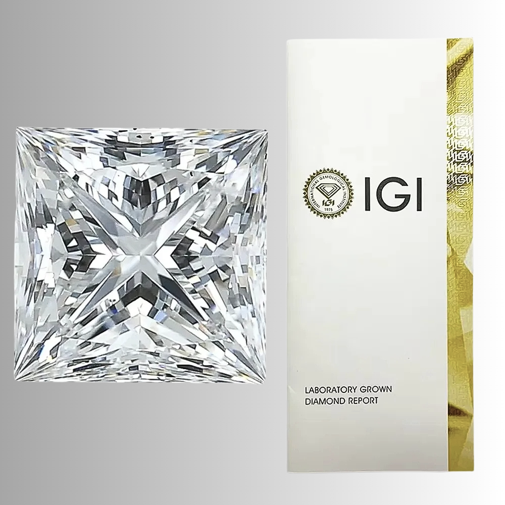 Diamanti Lab Grown Taglio Princess da ct 1,00 a ct 5,00