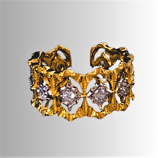 Faith "Rombi Illuminati" Iconic Jewel of Italian Goldsmith Mastery 