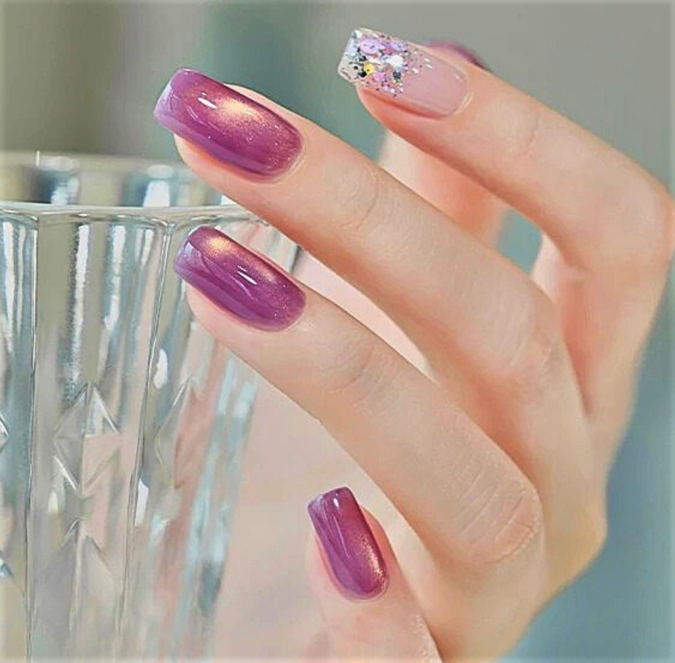 Smalti Gel Glitterati ad Effetto Olografico "Occhio di Gatto"