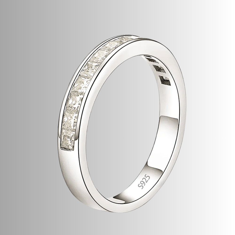 Mini Collezione di Fedine con Moissaniti Taglio Princess