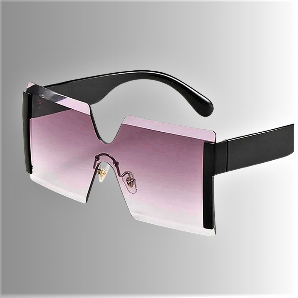 Gafas de sol cuadradas de gran tamaño, elegancia y diseño