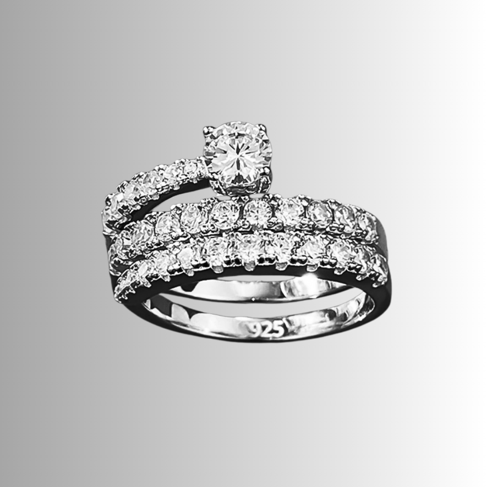 Anello a Serpente con Brillanti Lab Grown