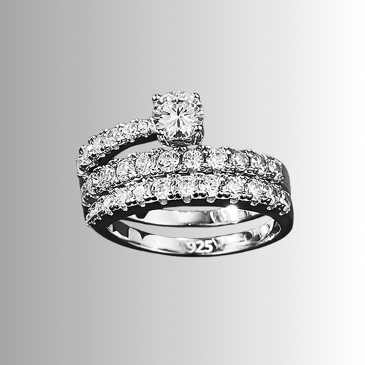 Anello a Serpente con Brillanti Lab Grown