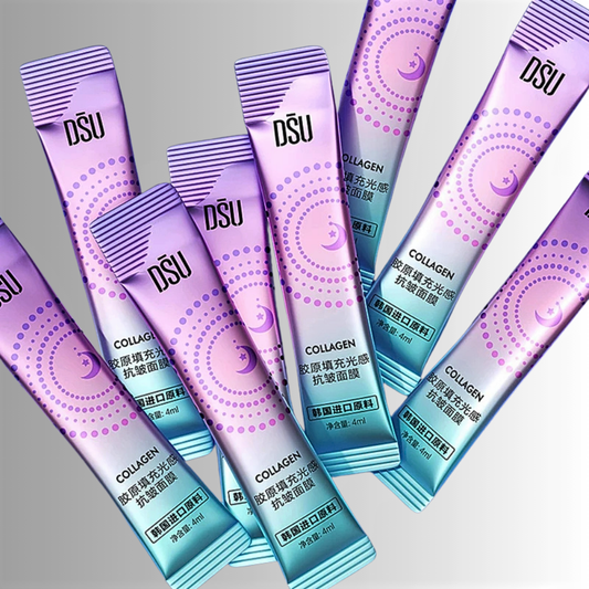 Maschera Notte con Acido Ialuronico, Collagene, Centella e Squarane