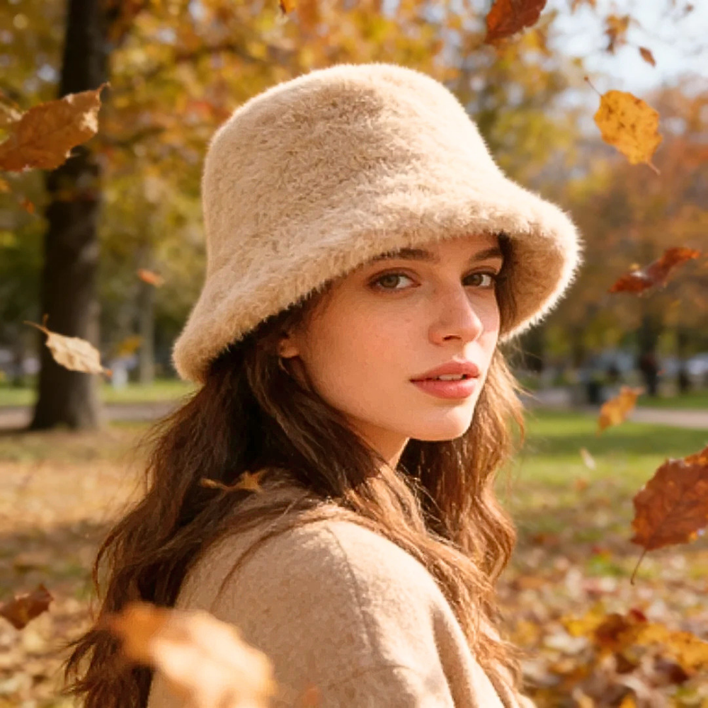 Cappello in Pelliccia Sintetica