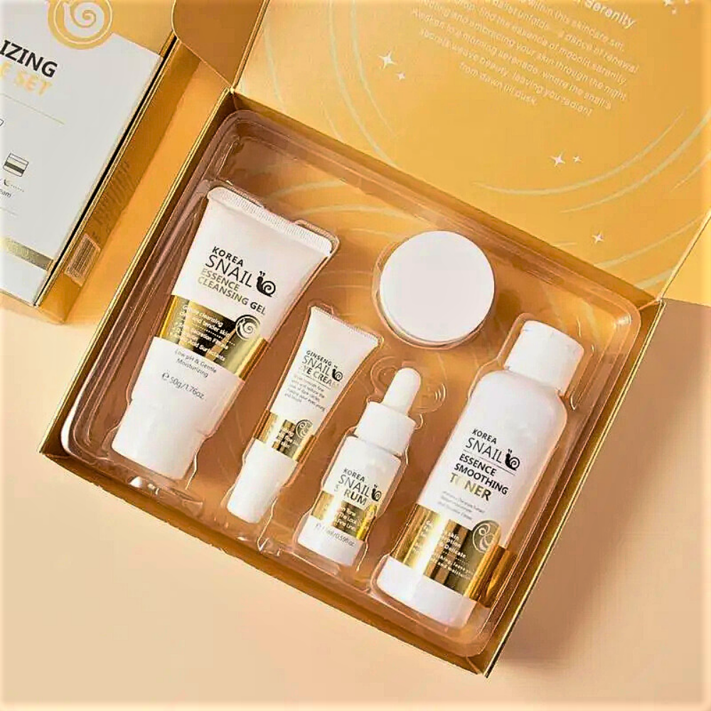 Kit skincare con attivi Coreani – 5 step rigeneranti per la pelle