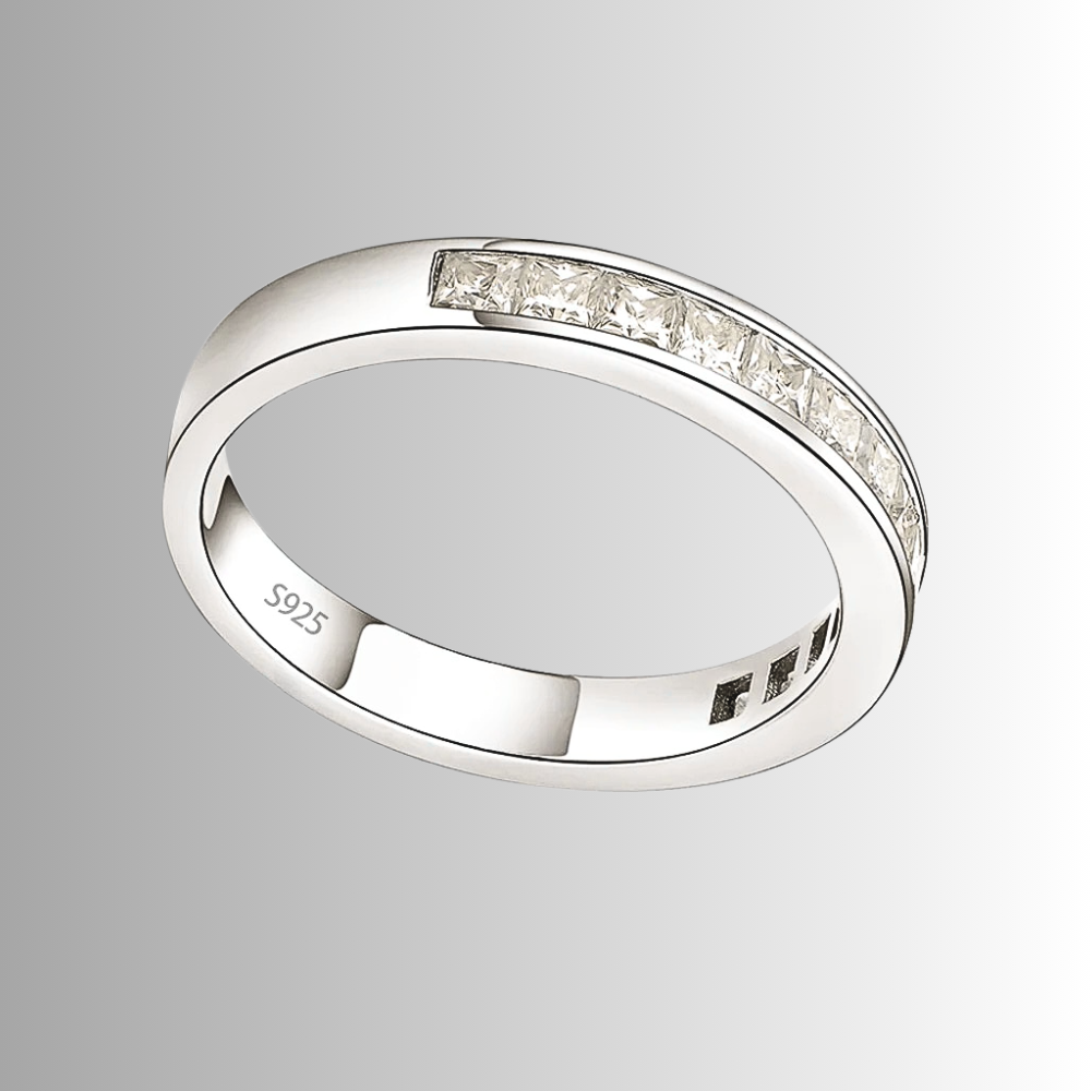 Mini Collezione di Fedine con Moissaniti Taglio Princess