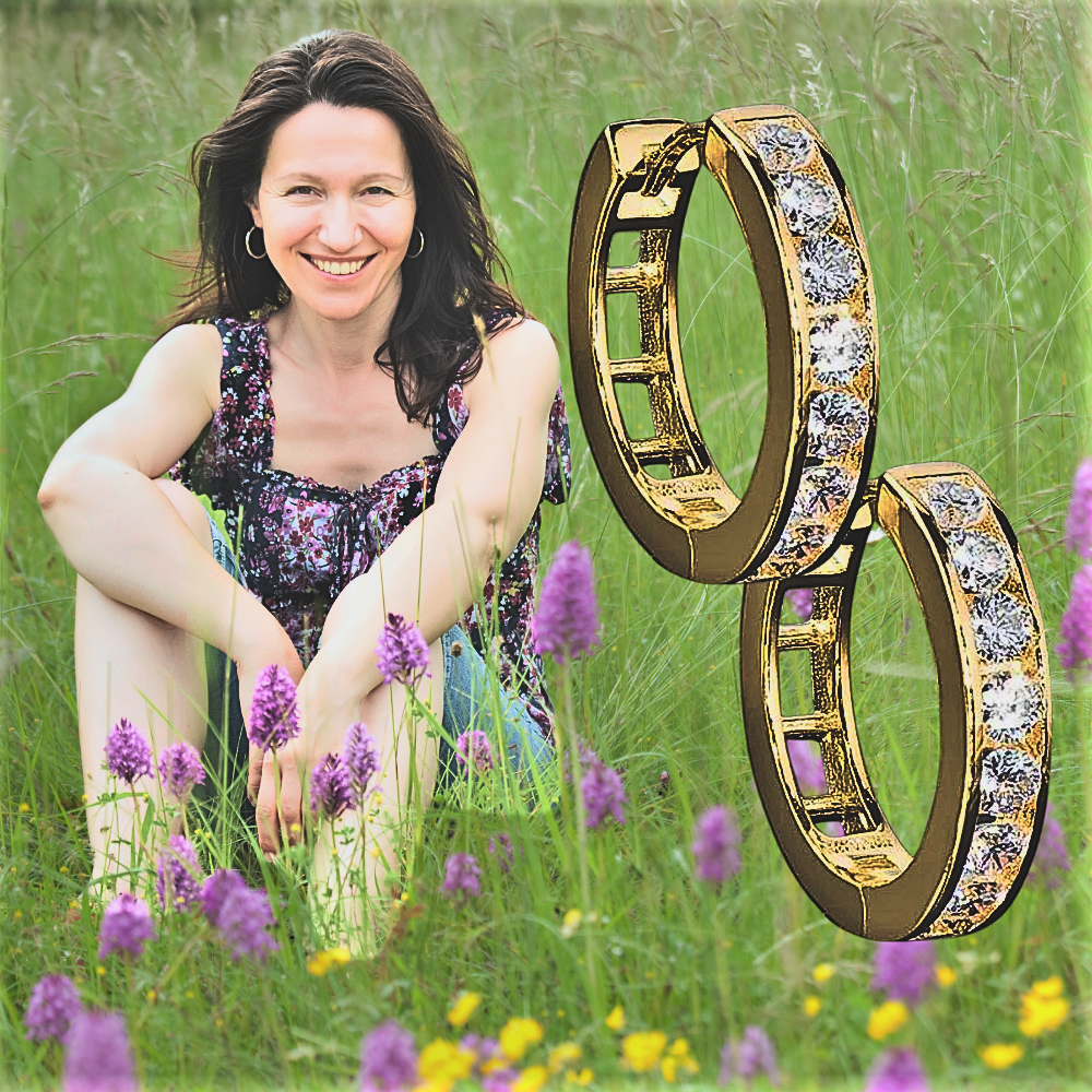 Pendientes “Binario Brillante”: Una preciosa fuente de luz para tu rostro