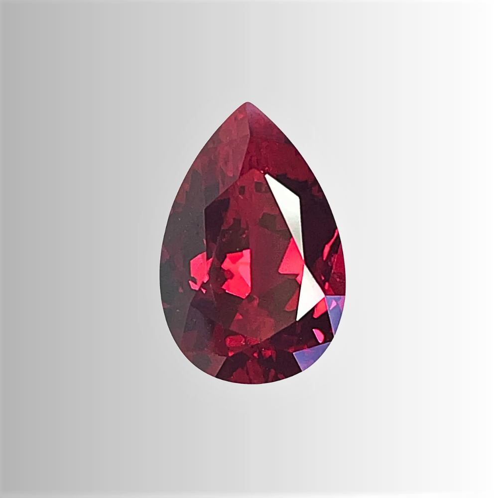 Rubini Lab Grown Taglio Goccia