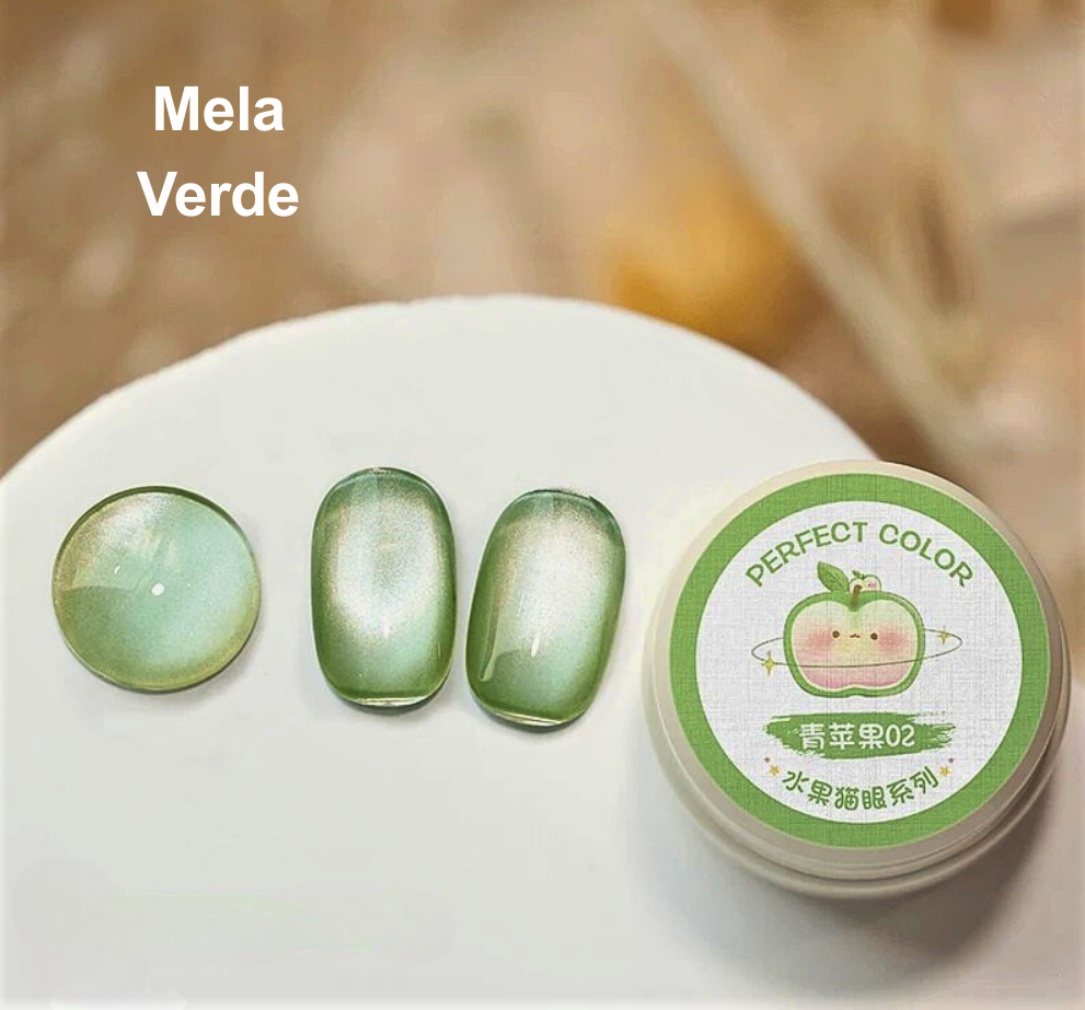 Smalti Gel Glitterati ad Effetto Olografico "Occhio di Gatto"