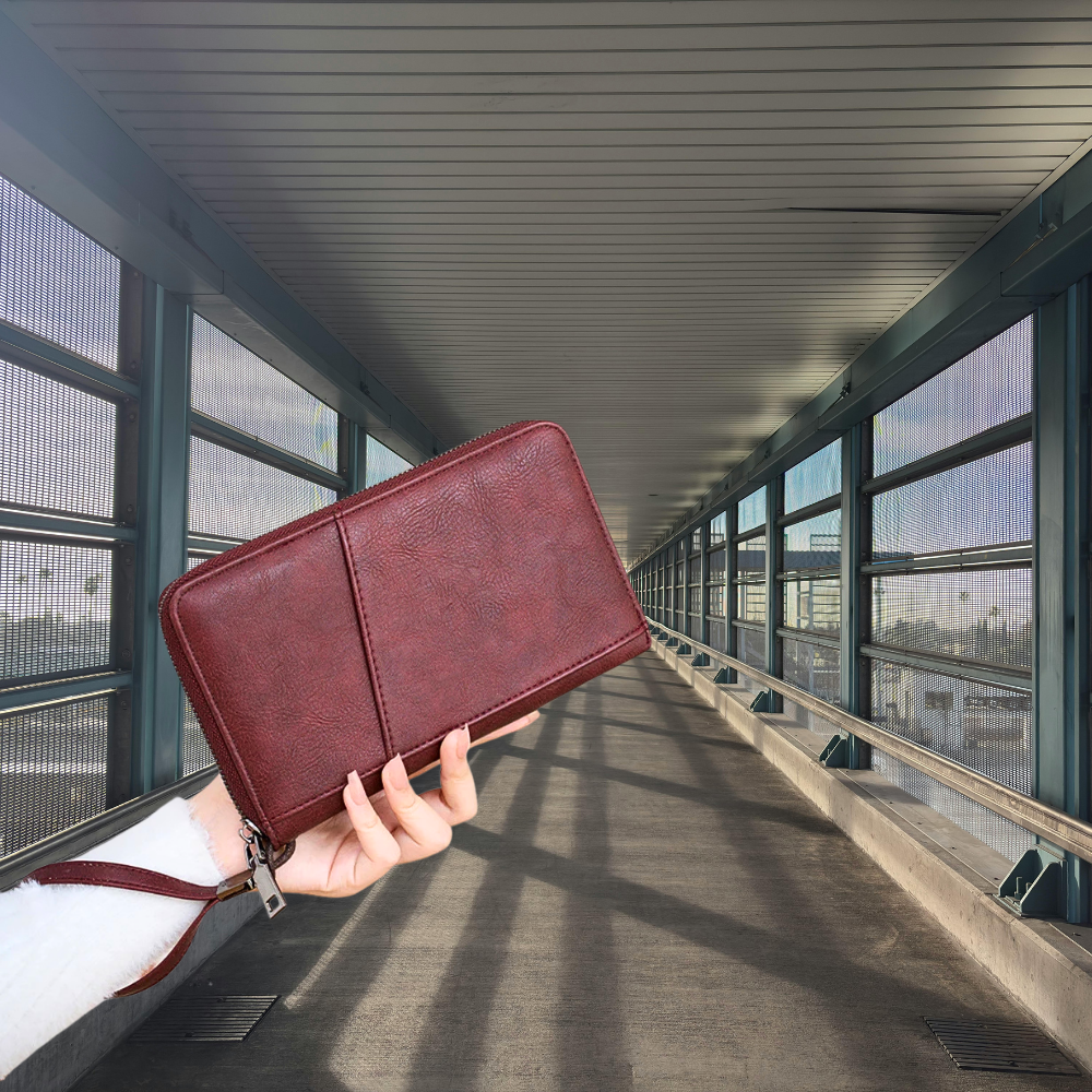 Organizer da Viaggio con Schermatura Anticlonazione