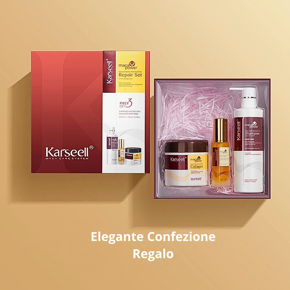 Kit medicale-farmaceutico per la cura dei capelli