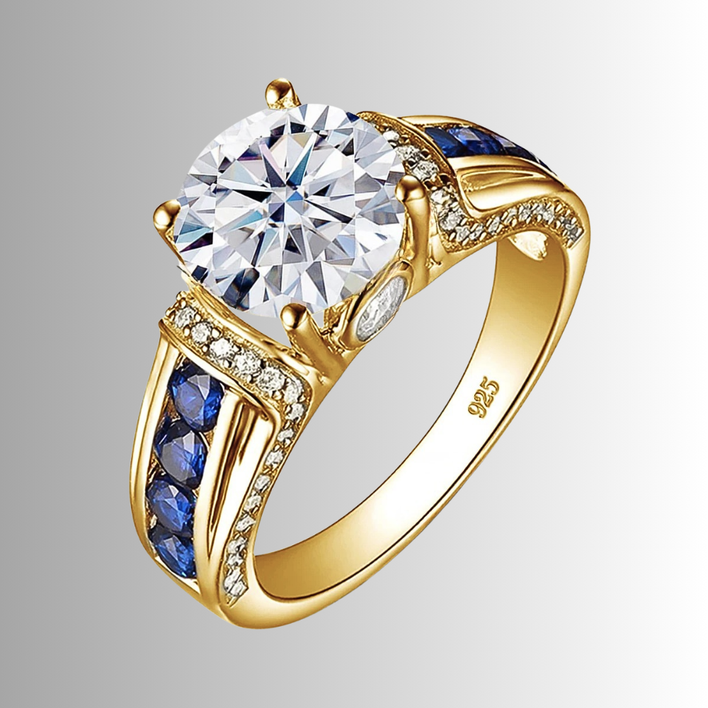 Fascia in Moissaniti con pietra centrale da ct 2,00