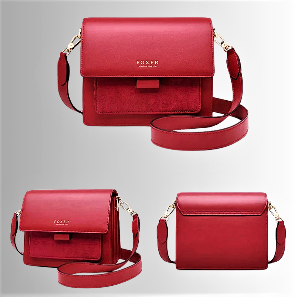 Mini Bag a Soffietto in Pelle di Vitellino