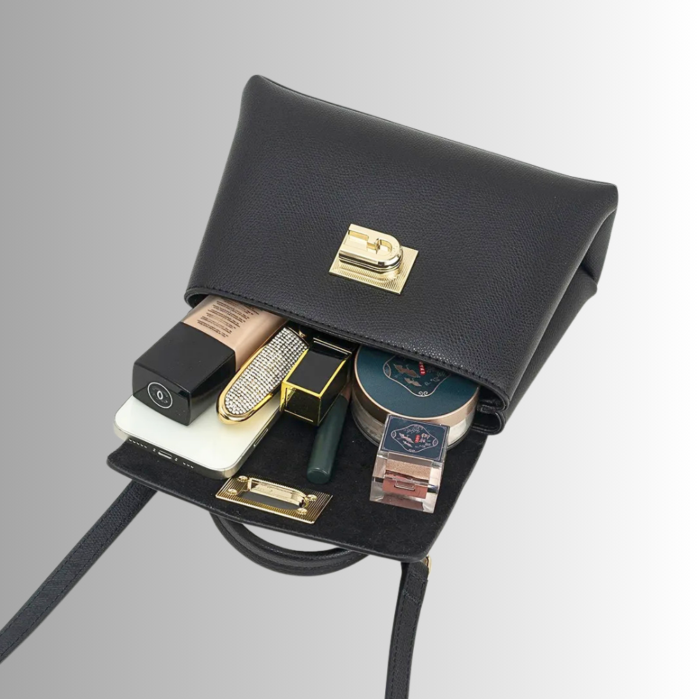 Mini Borsa in "Fiore" di Pelle di Vitellino: Innamorati del Vero Lusso