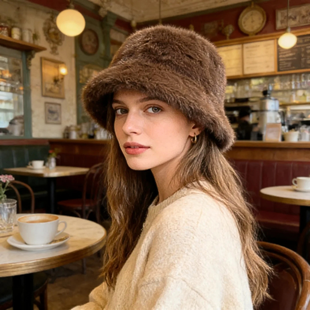 Cappello in Pelliccia Sintetica
