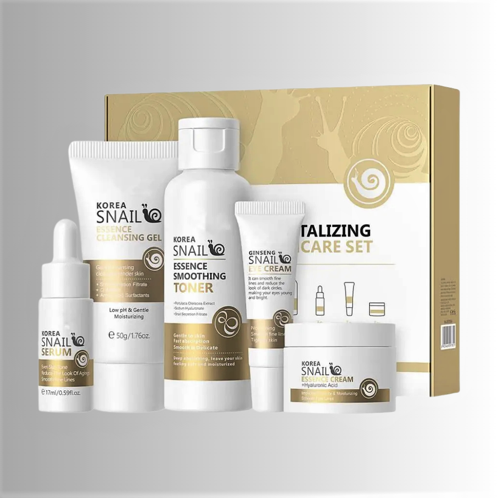 Kit skincare con attivi Coreani – 5 step rigeneranti per la pelle
