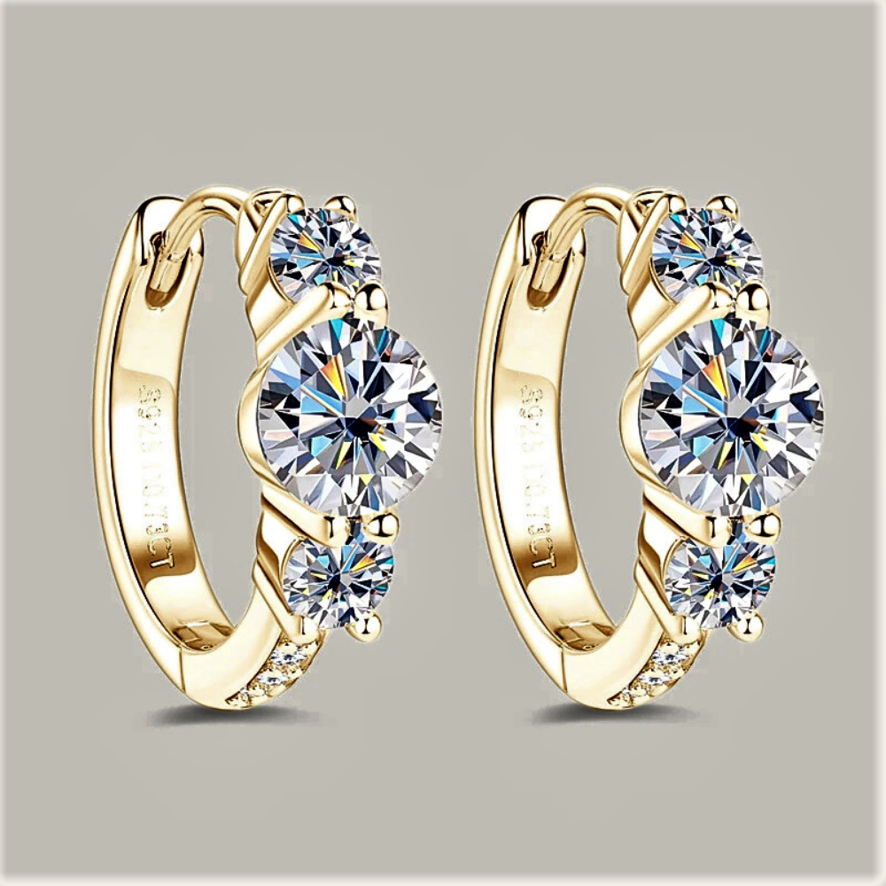 Orecchini "Trilogia Celeste" – Equilibrio, Simmetria, Brillantezza