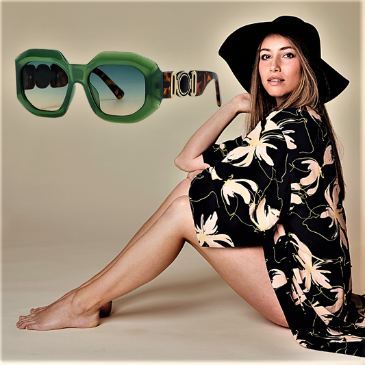 Gafas de sol cuadradas Innovación y color del mundo de la moda