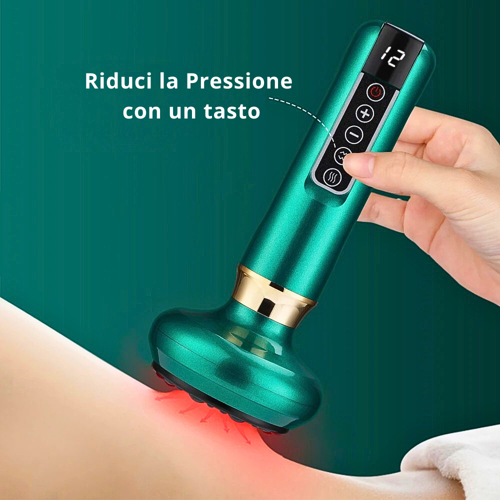 Dispositivo per Coppettazione-Scraping-Fisioterapia a Infrarossi