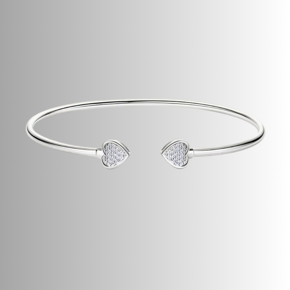 Mini collezione di Bracciali Rigidi Aperti con Moissaniti