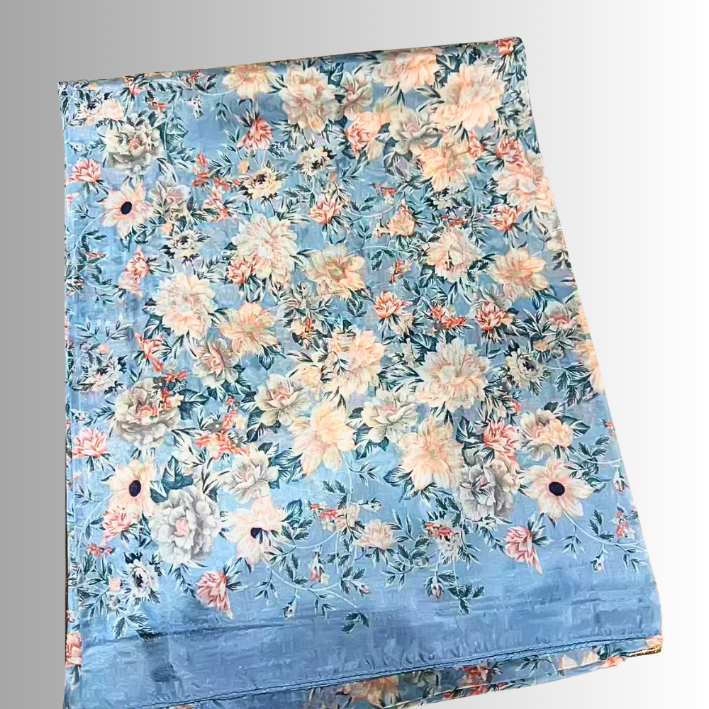 Foulard in Seta di Gelso con Stampe Floreali