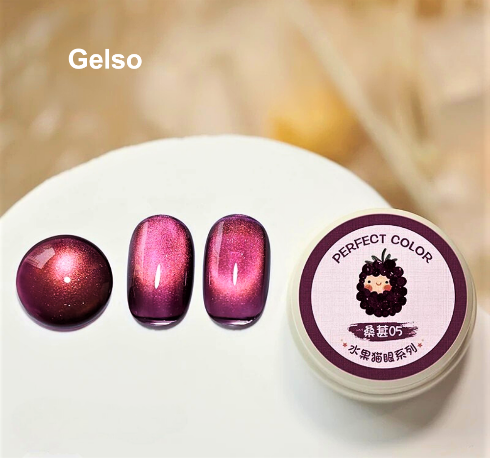 Smalti Gel Glitterati ad Effetto Olografico "Occhio di Gatto"